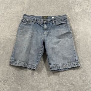 Eddie Bauer Jean Denim Shorts Women 8 Blue Vintage